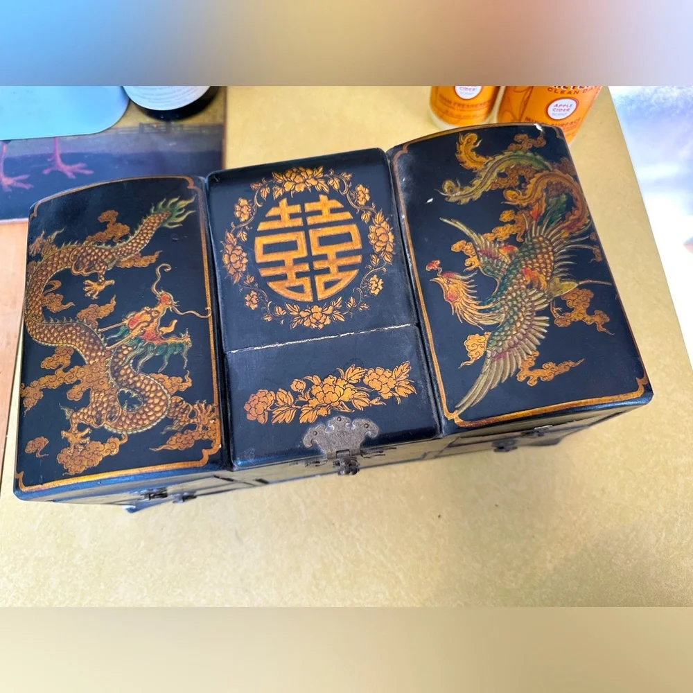 Antique, Asian jewelry box - Picture 11 of 11
